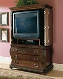 Chateau Frontenac Brown Cherry Finish Amoire