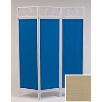 Comtemporary Privacy Screen White-Sand