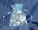 Organza Wedding Favor Bags/Pouches - 3"x4" - Light Blue (10 Bags)
