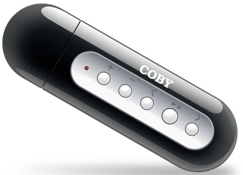 Coby 2 GB MP3 Player with Flash Memory and USB Drive (Black)