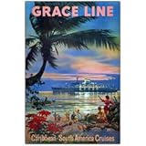 New Trademark Graceline Framed 32x47 Canvas Art Traditional Vertical Extra Large Vintage