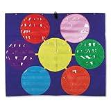 ~:~ CARSON-DELLOSA PUBLISHING ~:~ Web Organizer Pocket Chart with 28 Clear Pockets, Blue, 47-1/2w x 39-3/4h