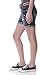 WallFlower Juniors Luscious Curvy Destructed Denim Mid Thigh Shorts
