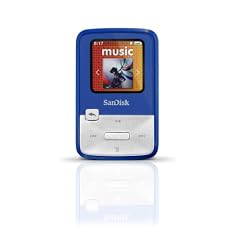 SanDisk Sansa Clip Zip MP3-Player 4GB (2,8 cm (1,1 Zoll) Display, Radio) blau