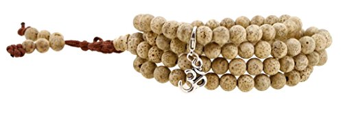 Handmade Tibetan Elastic String 7mm Lotus Seed 108 Prayer Beads Wrap Bracelet Mala