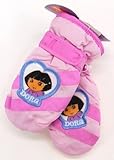 Dora The Explorer Toddler Girls Winter Ski Mittens 2-4 Year Light Pink