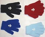 One Size Magic Gloves Trimmed with White Satin Angkor for Toddlers Ages 1-5 Years