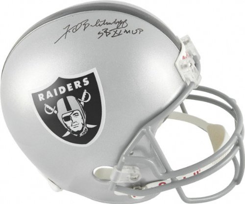 Fred Biletnikoff Autographed Helmet | Details: Oakland Raiders, Riddell Replica Helmet, SB XI MVP Inscription