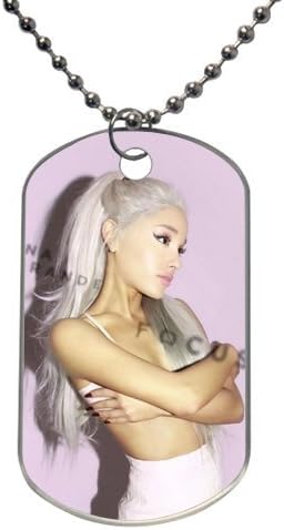Ariana Grande Custom Dog Tag Rectangle(2 sides) Light-weight Aluminum Mark Lewisknowyou for you