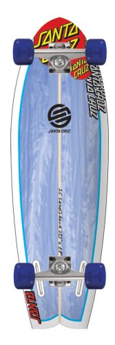 Santa Cruz Skate Land Shark Sk8 Powerply Complete Skateboard, 8.8 x 27.5  Inches