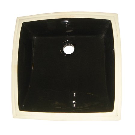UNDERMOUNT BASIN BLACK-Black Finish