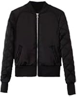 Escalier Women Flight Vintage Short Bomber Jacket