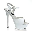 6 Inch Sexy White Shoe High Heel Sandal Platform Shoe