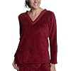 Deals List: Nautica Women's Solid Microfleece Long Sleeve Bed Jacket Top