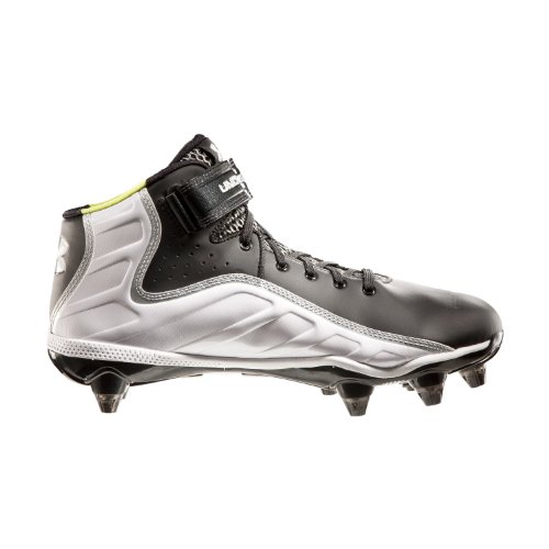 Men’s UA Fierce Havoc Mid D Football Cleats Cleat by Under Armour 9.5 Black Men’s UA Fierce Havoc Mid D Football Cleats Cleat by Under Armour 9.5 Black