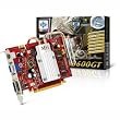 Geforce 8600GT Pcie 512MB GDR2 3PORT VGA Dvi Tvout Sli Fanless
