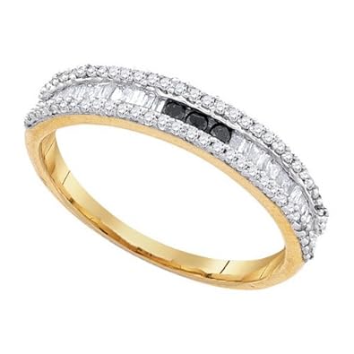 Cheap Girls Jewelry 0.41CTW-DIA BLACK DIAMOND BAND For Sale