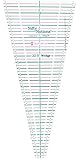 Nifty Notions 22.5 Degree Wedge Ruler Cut for the Cure