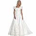 Ivory Dress, Bridal Gown, Beaded Wedding Dress (B8012)