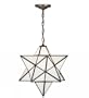 Meyda Tiffany 21842 Pendant, Mahogany Bronze Finish with Cloud White Art