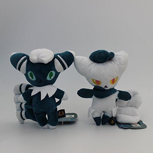 Gooband® Pokemon Male and Female Meowstic 7" Anime Animal Stuffed Plush Toys