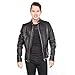 Diesel Men's L-Roshi Leather Jacket, Black, Small