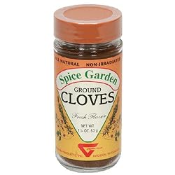 Spice Garden Cloves, Ground, 1.875-Ounce Jar (Pack of 6)