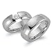 Exklusive Trauringe aus 750er Weissgold mit Diamant WR0717-7s
