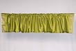 Olive Green Sari Rod Pocket / Pole Top Valance - Pair