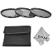 58MM Neutral Density Professional Photography Filter Set (ND2 ND4 ND8) + Premium Goja Microfiber Cleaning Cloth