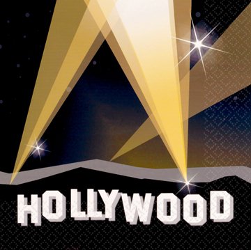 Childrens Toyshop  Spielwaren : Party-Servietten, 'Hollywood', 16 Stück