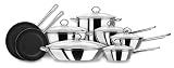 Review visiondecor Furniture  / 14 pcs Stainless Steel Pot & Pan Cookware Set with Nonstick Frypans