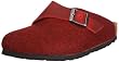 Birkenstock Basel 112883, Damen Klassische Hausschuhe, Rot (ROT/ROT), EU 40
