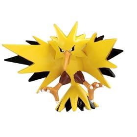 Tomy Pokemon Collectable Figure New and Sealed Zapdos 1.5- 2 Inches