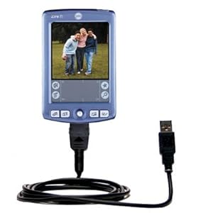 Classic Straight USB Cable for the Palm palm Zire 71 with Power Hot Sync and Charge capabilities - uses Gomadic TipExchange Technology