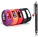 Smart Tech Store 5PCS Set Purple, Red, Orange, Navy and Black Replacement Bands With Clasp for Garmin Vivofit Only