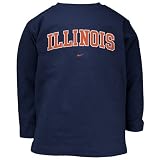 Nike Illinois Fighting Illini Navy Blue Toddler Classic College Long Sleeve T-shirt