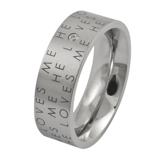 Core Damen-Trauring \"he loves me\" mit 3x 1,5 mm Zirkonia TE72.02 RG54 Preisvergleich