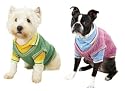 Preppy cable knit sweater & polo shirt mock twin set for dog pet apparel clothing
