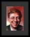Bill Gates (Smiling) Art Framed & Matted Poster Print - 16
