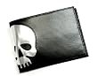 Marc By Marc Jacobs Limited Edition Skull Leather Billfold Wallet Black