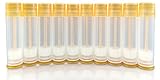 25 New 5.5ml (3/16oz) Empty Lip Balm Containers Tubes by Basic Essential Bottles (Orange)