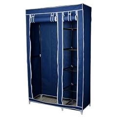 XL Kleiderschrank Campingschrank Faltschrank in Blau