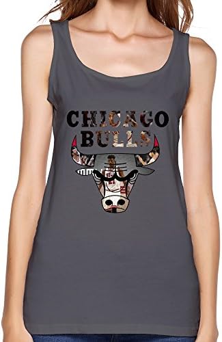 NBA Chicago Bulls 2015 Lady Tank Tops Large DeepHeather