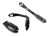 DURAGADGET Lampe de lecture noire LED clip pour Amazon Kindle Keyboard, Kindle 4, Kindle TOUCH et tablette Kindle Fire