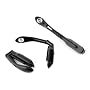 Lampe de lecture noire LED clip pour livres papier&hellip de Duragadget