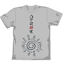 NARUTO 八卦の封印式Tシャツ Lグレー サイズ:XS