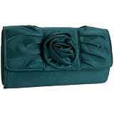 Magid Evening Bag with Flower Accent