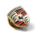 Porsche Crest Logo Metal Badge by Porsche