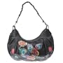 Anuschka Crsna Pleated Hobo (Ethereal Butterfly Ebony)
